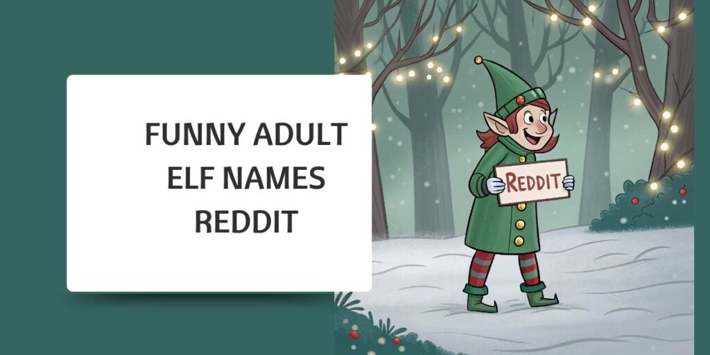 Funny Adult Elf Names Reddit