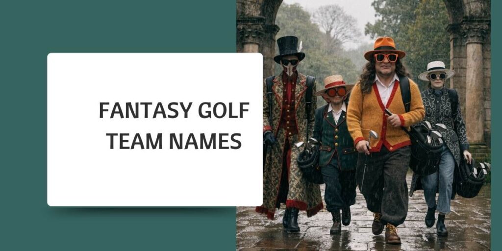 Fantasy Golf Team Names