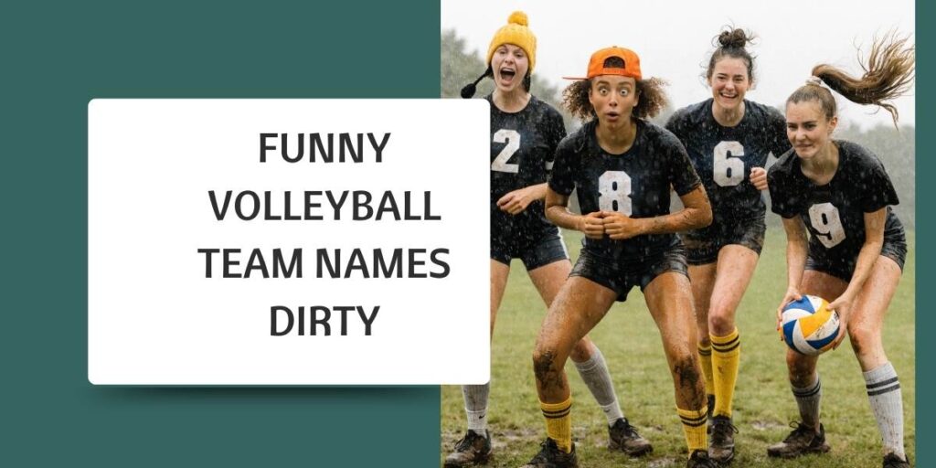 Funny Volleyball Team Names Dirty