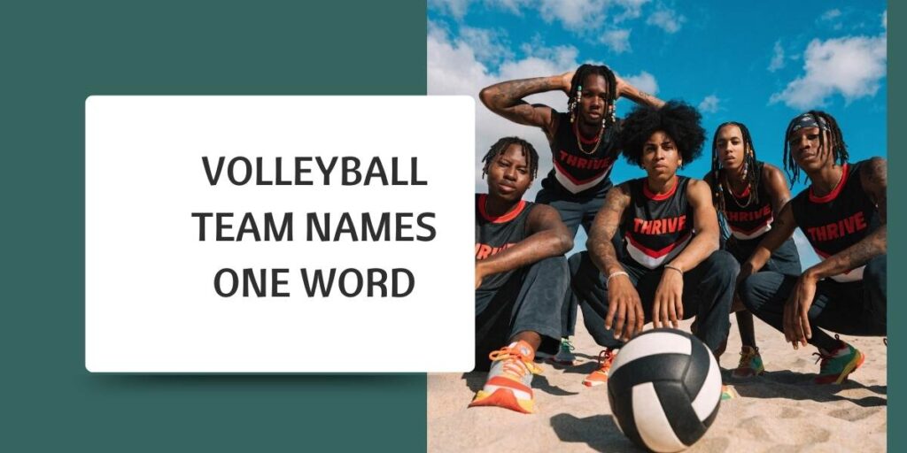 Volleyball Team Names One Word