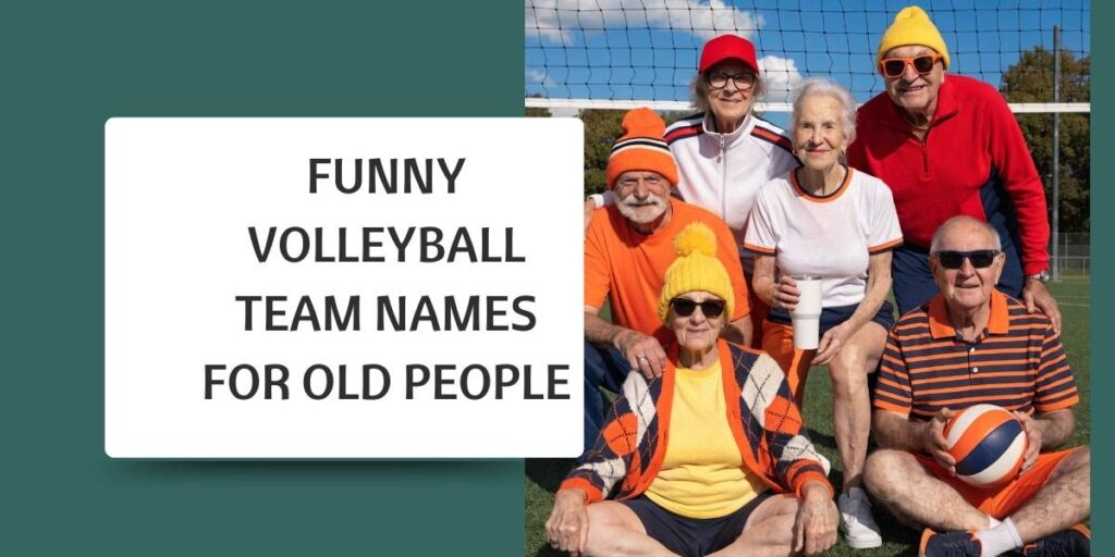 Funny Volleyball Team Names for Old People