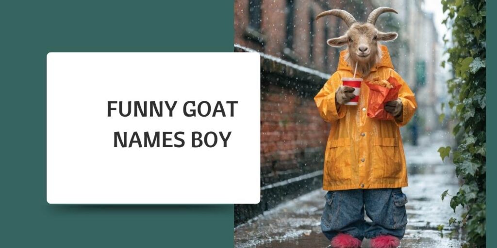 Funny Goat Names Boy