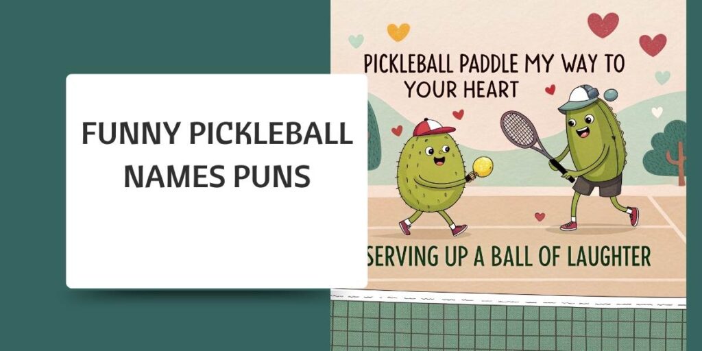 Funny Pickleball Names Puns