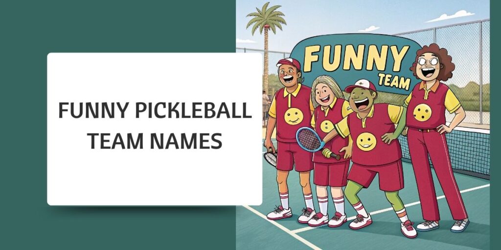 Funny Pickleball Team Names