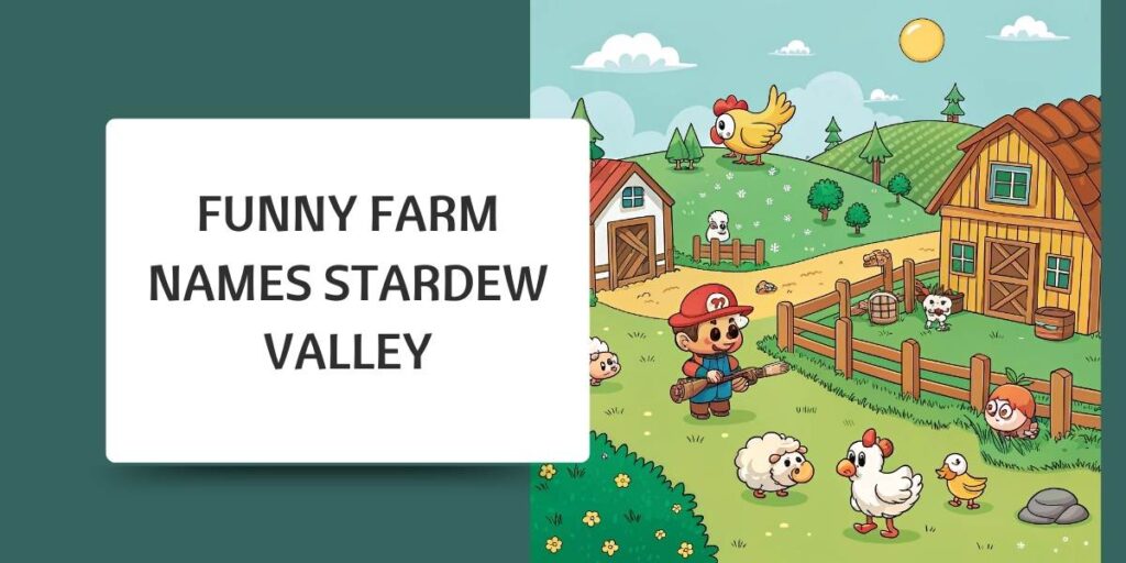 Funny Farm Names Stardew Valley
