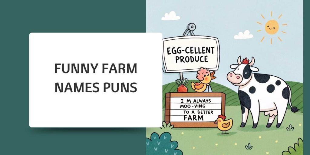 Funny Farm Names Puns