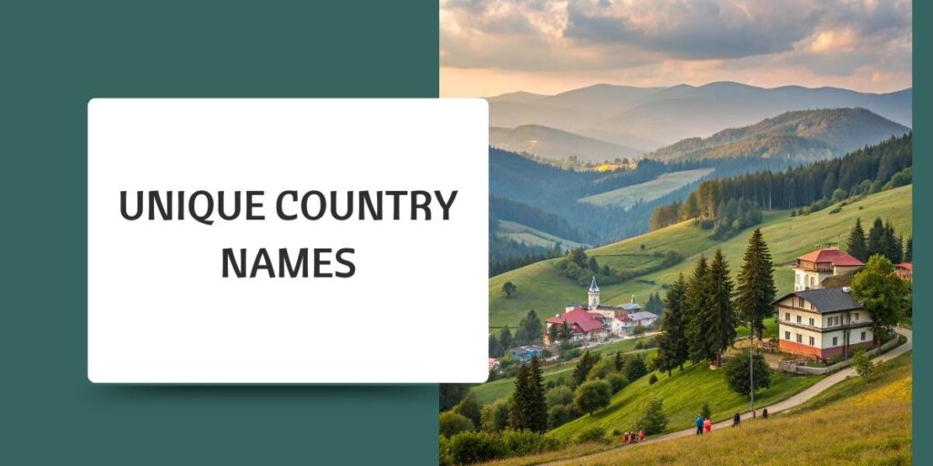Unique Country Names