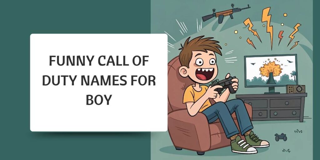 Funny Call of Duty Names for Boy