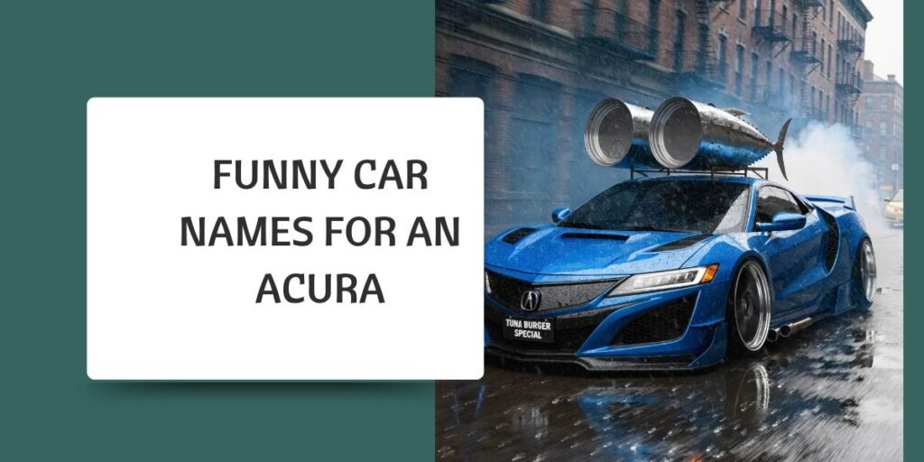 Funny Car Names for an Acura