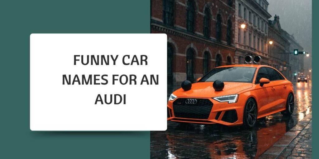 Funny Car Names for an Audi