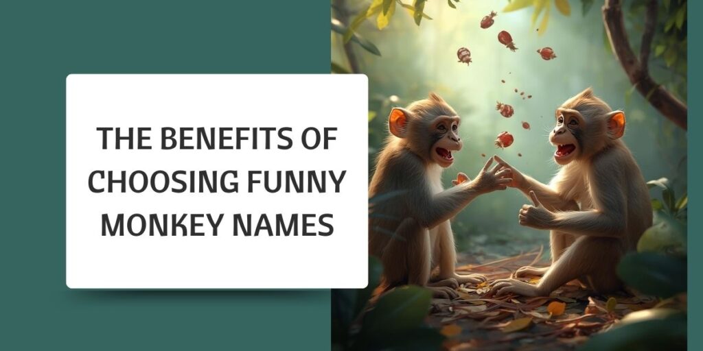 The Benefits of Choosing Funny Monkey Names