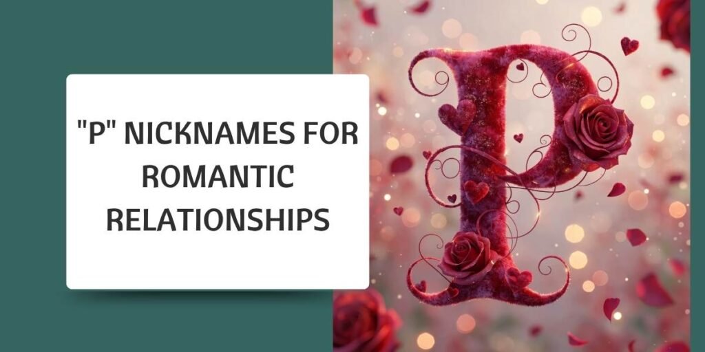"P" Nicknames for Romantic Relationships