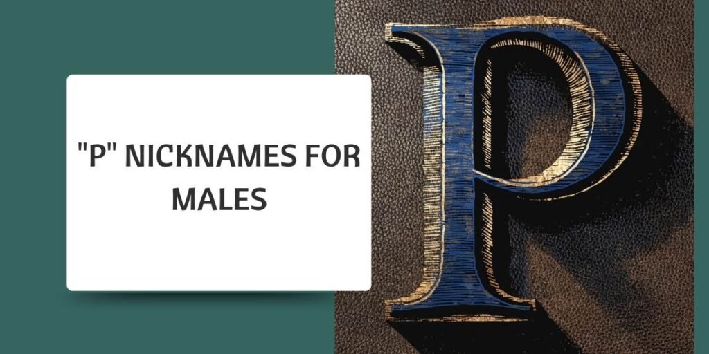 "P" Nicknames for Males