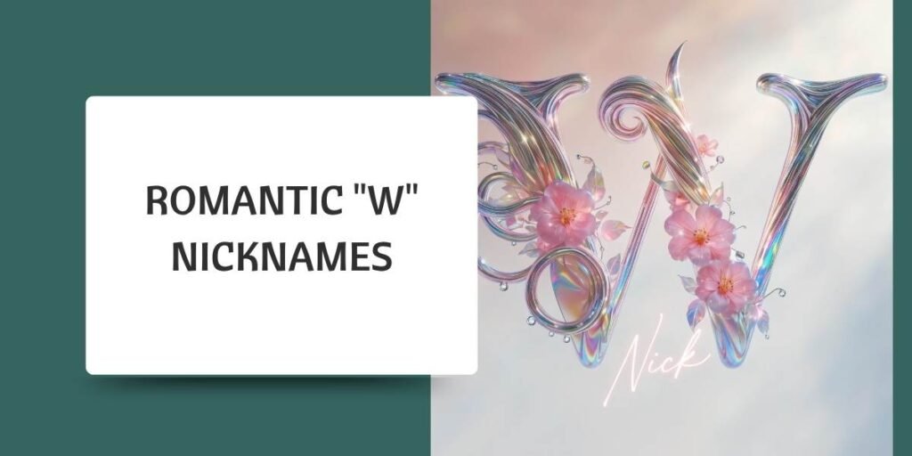 Romantic "W" Nicknames