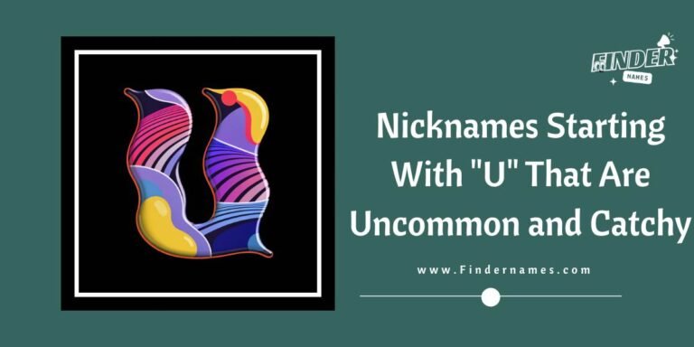 Nicknames Starting With "U" That Are Uncommon and Catchy