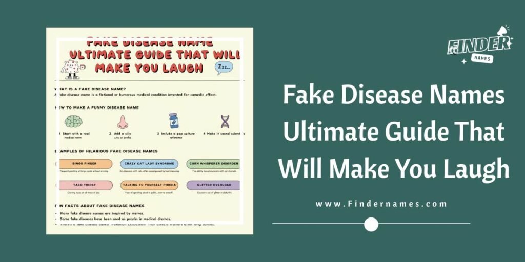 Fake Disease Names Ultimate Guide That Will Make You Laugh